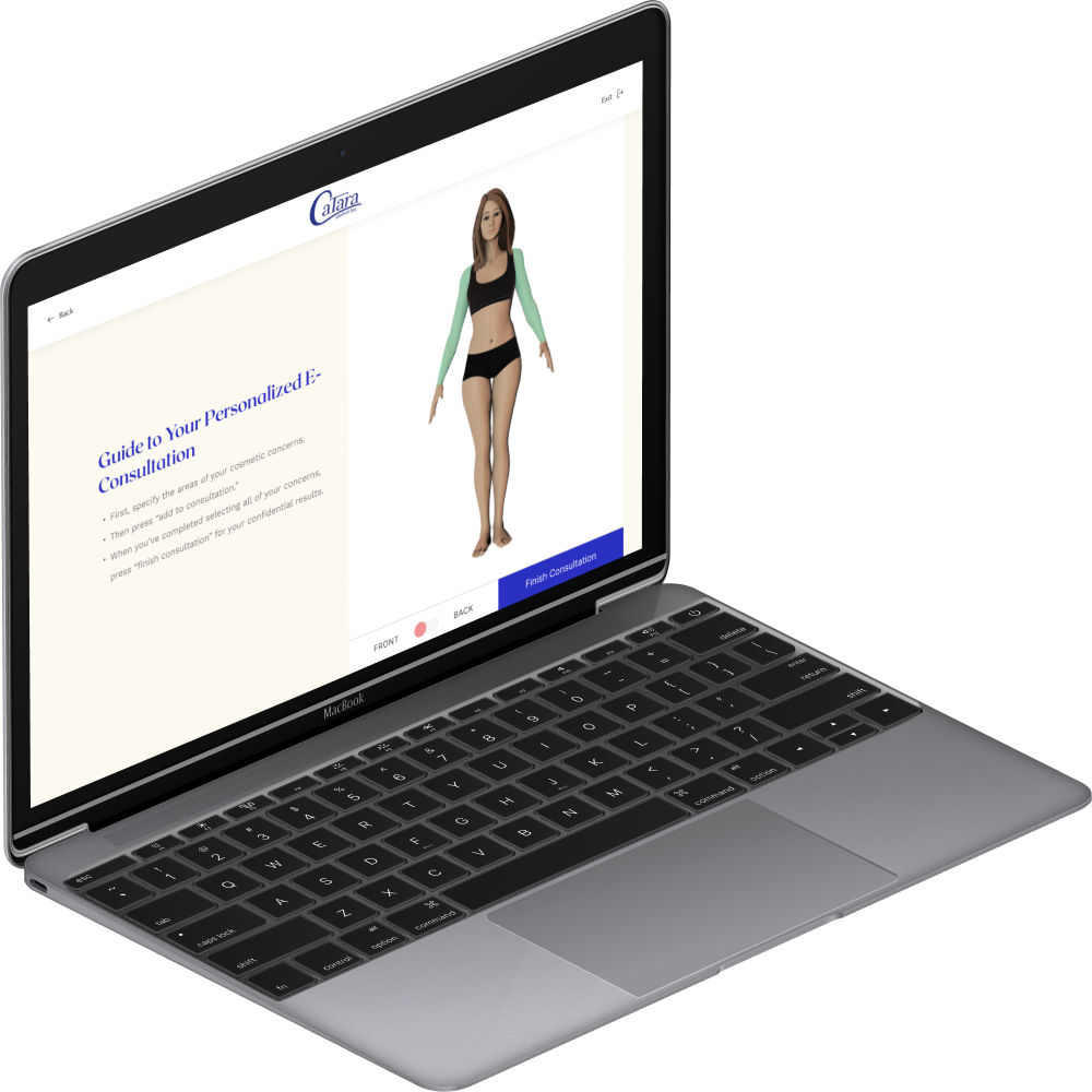 Online consultation tool for booking a dermal fillers consultation at Catara Med Spa in Algonquin, IL.