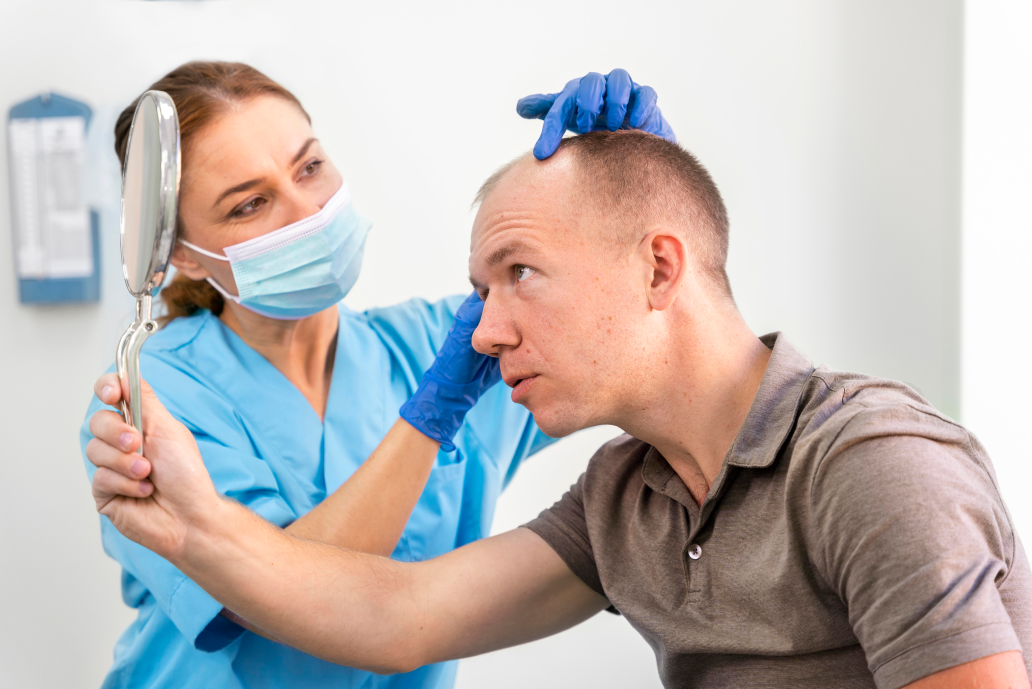 PRP hair restoration consultation at Catara Med Spa in Algonquin IL